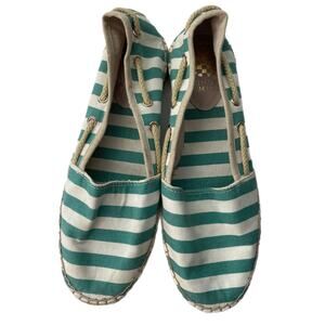 Vince Camuto Striped Flat Slip On Espadrille Shoes - Women's Size 9